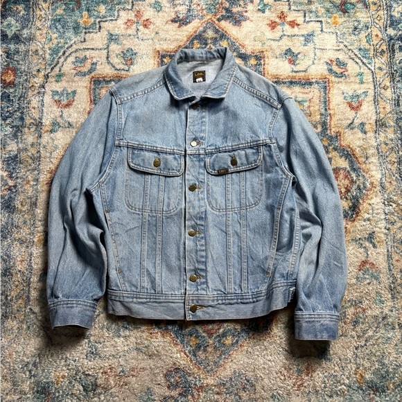 Lee Other - Vintage 80s Lee Lightwash Denim Jacket Small